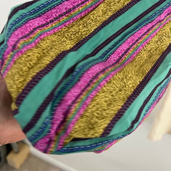 Umgee Cream Tunic Dress Floral Puff Sleeves Medium Boho Festival Size XL - Picture 8 of 12